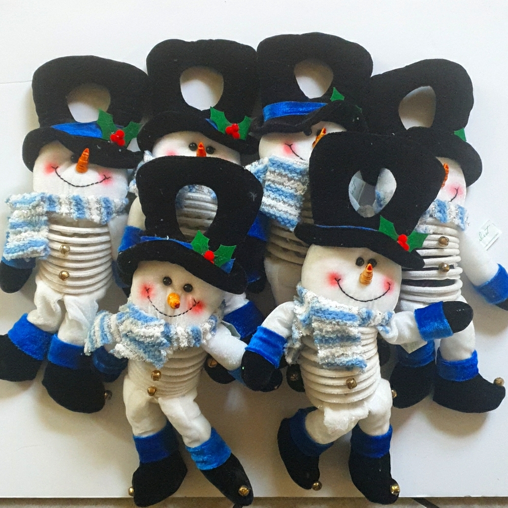 Christmas decorative snowmen  bundle